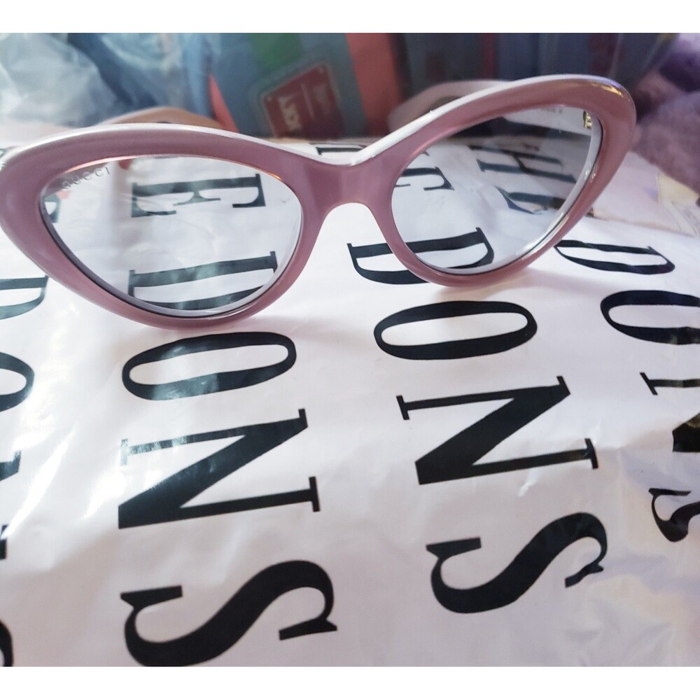 Gucci Eyeglasses Frames Star Logo Acetate Cat Eye